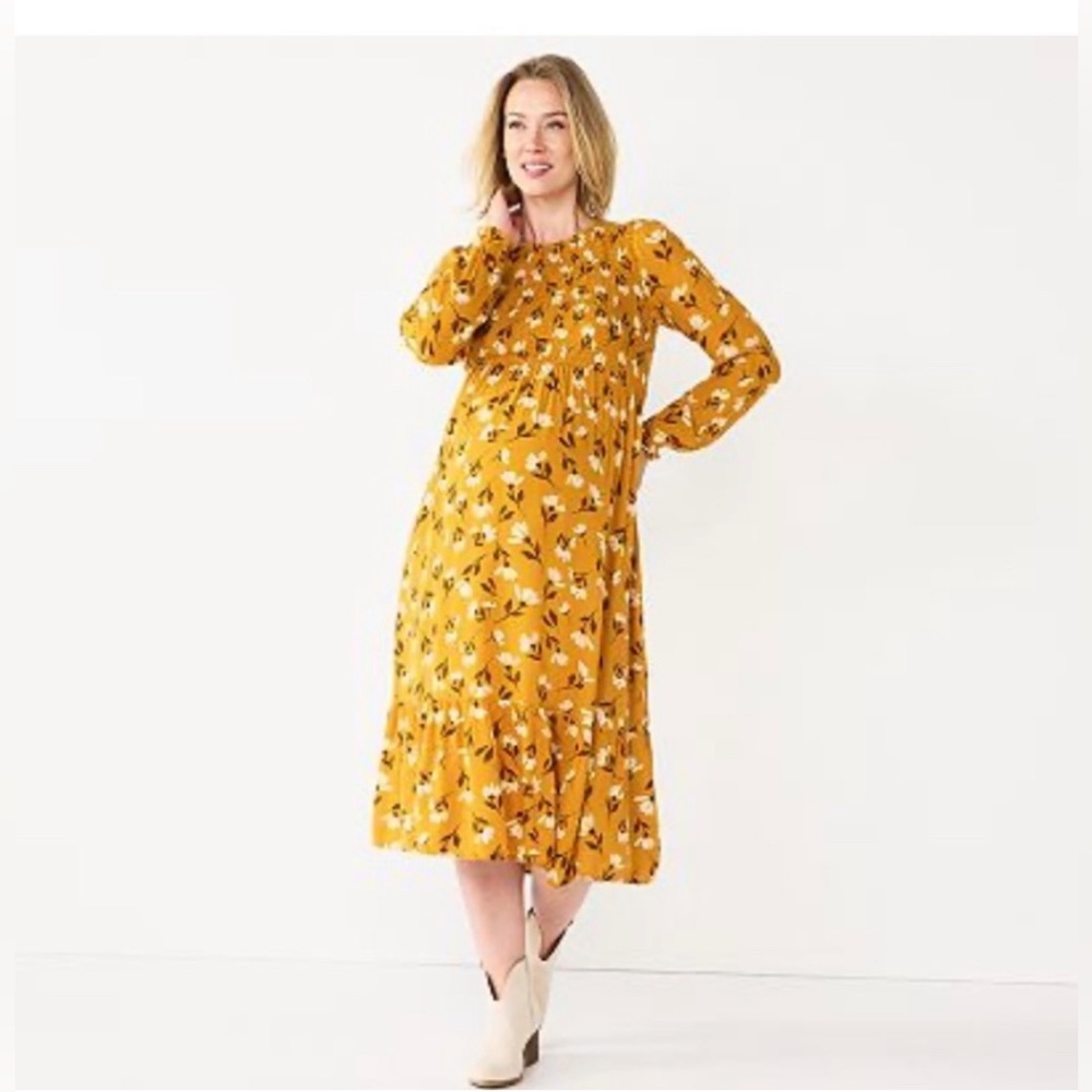 Sonoma Floral Maternity Dress